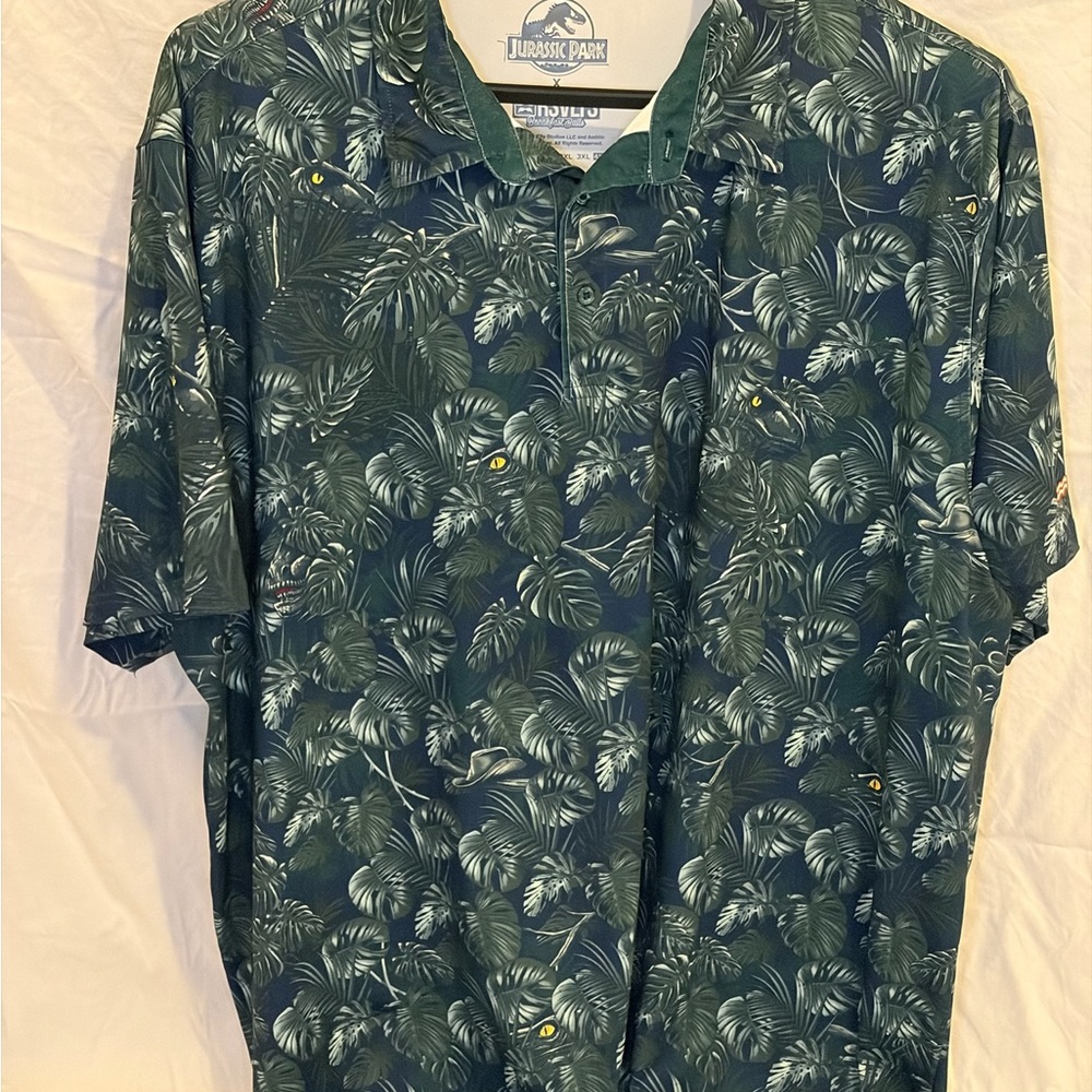 RSVLTS Jurassic Park Clever Girl Men's Polo Shirt